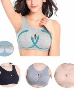 Anti-Sagging Wirefree Bra (Set Of 3)
