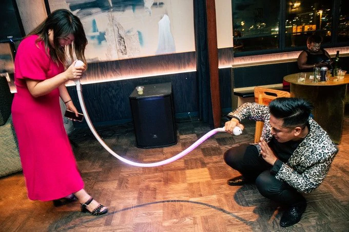 Light Pong: The High-tech Multiplayer Interaction 1-Dimensional Game Console