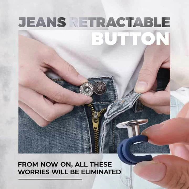(🎄New Year Hot Sale🎄-48% OFF)Jeans Retractable Button(3 PCS)