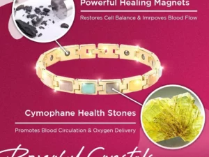 Cymophane Crystal Power Ionic Bracelet