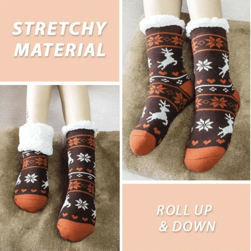 Extra-warm Fleece Indoor Socks – 50% OFF Today
