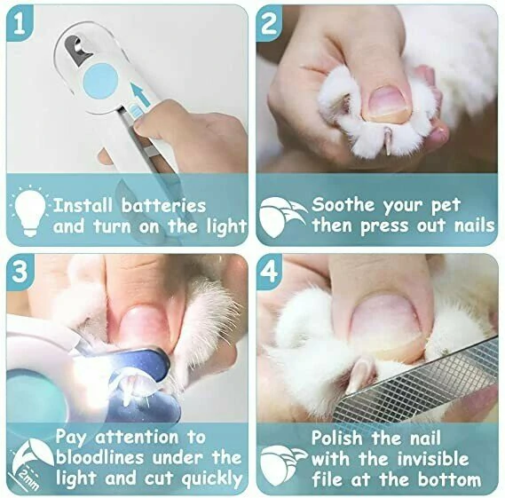 Pet Nail Trimmer with LED Light🔥50% OFF🔥