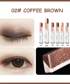 (Compre 2 y obtenga 2 gratis) STICK DE SOMBRA DE OJOS DE DOBLE COLOR PERFECTA