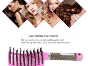🔥( HOT SALE - SAVE 50% OFF) BOAR BRISTLE HAIR BRUSH-BUY 2 GET 1 FREE