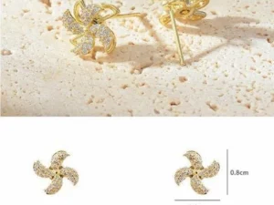 (2022 New Year Hot Sale - 50% Off Now) Rotating Windmill Earrings (BUY 4 GET 20% OFF NOW)