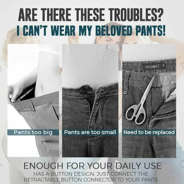 (🎄New Year Hot Sale🎄-48% OFF)Jeans Retractable Button(3 PCS)