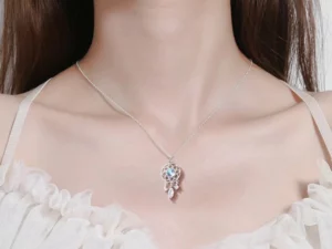 SUNDIA™ Moonstone Dreamcatcher Necklace