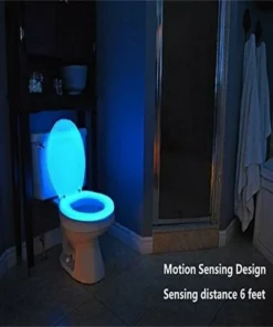 （🔥GIẢM NGAY 50%🔥）Đèn nền toilet 8 màu 16/XNUMX