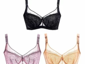 Women Ultra Thin Sexy Lace Push up Bra Plus Size BCD