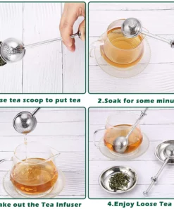 (2022 New Year Promotion-50%OFF)-Long-Handle Tea Ball Infuser-BUY 2 GET 2 FREE