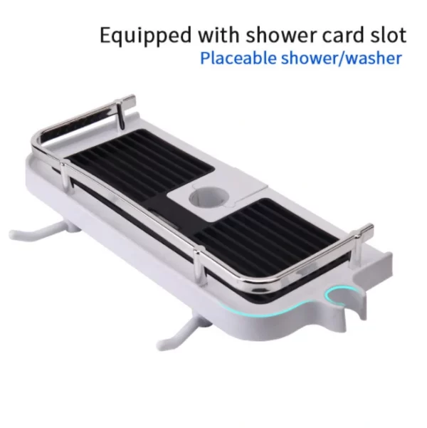 (HOT SALE-48%) No-Hole Punch Shower Shelf ကို ရုတ်သိမ်းခြင်း။