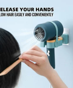 Free punch hair dryer stand