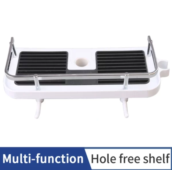 (HOT SALE-48%) No-Hole Punch Shower Shelf ကို ရုတ်သိမ်းခြင်း။