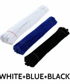 100Pcs Creative Handmade Colored Wool Root Top Twisting Bar Manual Fluffy Bar Iron Wire🔥50% OFF🔥