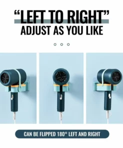 Free punch hair dryer stand