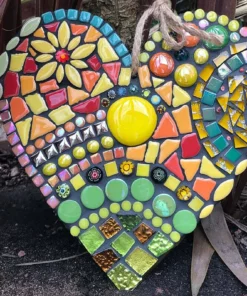 (🎄Venta de Nadal - 50% de descompte🎄) Gran cor de mosaic de jardí
