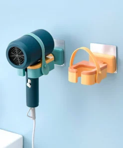 Free punch hair dryer stand