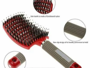 🔥( HOT SALE - SAVE 50% OFF) BOAR BRISTLE HAIR BRUSH-BUY 2 GET 1 FREE