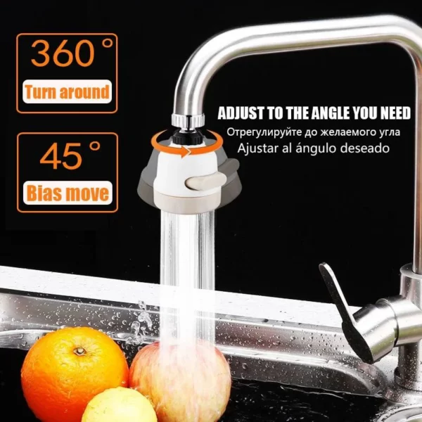 (🔥HOT SALE NOW-48% OFF) Super Water Saving 360° Rotate Kitchen Tap (BUY 2 GET 1 FREE NOW)