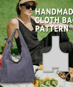 Handmade hobo bag Pattern Template