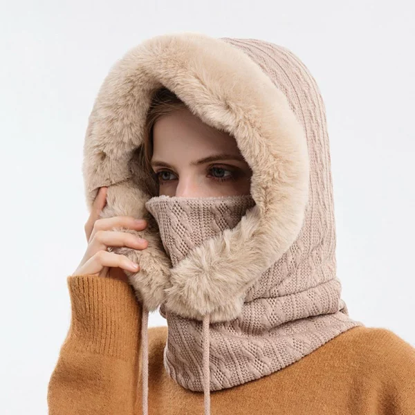 Knitted winter set Unisex ​Cashmere Outdoor Ski Windproof Hat