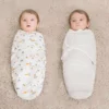Babies Sleeping Bags Newborn Baby Cocoon Swaddle Wrap Envelope 100%Cotton 0-3 Months Baby Blanket Swaddling Wrap Sleepsack