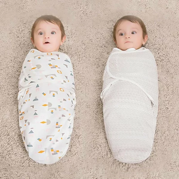 Babies Sleeping Bags Newborn Baby Cocoon Swaddle Wrap Envelope 100%Cotton 0-3 Months Baby Blanket Swaddling Wrap Sleepsack