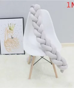 1M/2M/3M Baby Bumper Bed Braid Knot Pillow Cushion Bumper for Infant Bebe Crib Protector Cot Bumper Room Decor