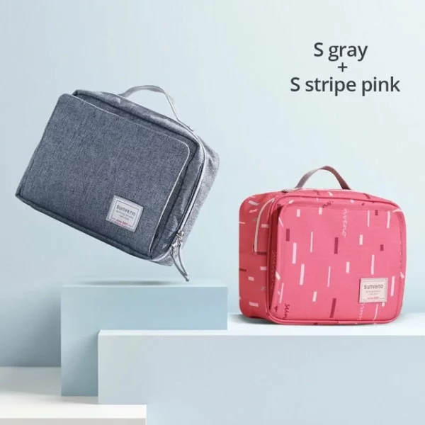 Sunveno Baby Diaper Bags Maternity Bag alang sa Disposable Reusable Fashion Prints Wet Dry Diaper Bag Doble Handle Wetbags 21*17*7CM
