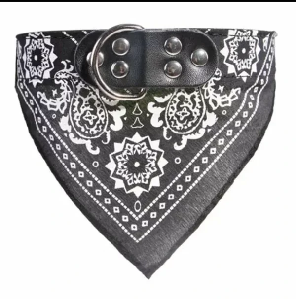 Suprepet bonito ajustável pequeno cão coleiras filhote de cachorro pet baba toalha ao ar livre coleira de gato impressão cachecol design coleira de cachorro neckerchief