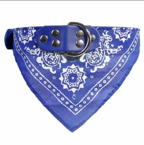 Suprepet bonito ajustável pequeno cão coleiras filhote de cachorro pet baba toalha ao ar livre coleira de gato impressão cachecol design coleira de cachorro neckerchief