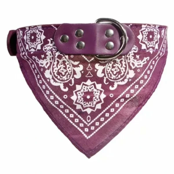 Suprepet bonito ajustável pequeno cão coleiras filhote de cachorro pet baba toalha ao ar livre coleira de gato impressão cachecol design coleira de cachorro neckerchief