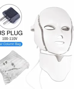 Air Bag-7 Colors Light LED Facial Mask With Neck Skin Rejuvenation Face Care Treatment Beauty Anti Acne Therapy Whitening