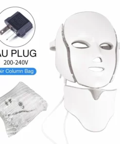 Air Bag-7 Colors Light LED Facial Mask With Neck Skin Rejuvenation Face Care Treatment Beauty Anti Acne Therapy Whitening
