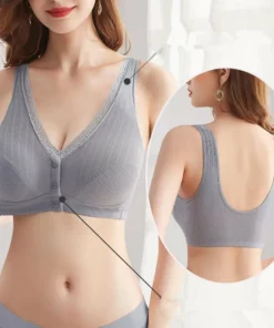 Pure Cotton Non-steel Ring Breathable Comfortable Large Size Bra