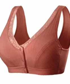 Pure Cotton Non-steel Ring Breathable Comfortable Large Size Bra