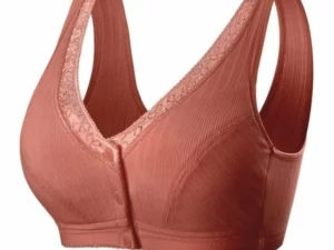 Pure Cotton Non-steel Ring Breathable Comfortable Large Size Bra