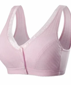 Ntshiab Paj Rwb Non-steel Nplhaib Breathable Comfortable Loj Loj Bra