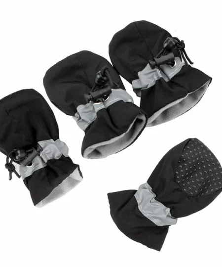 HILIFE Antiskid Puppy Shoes 4pcs Soft-soled Dog Shoes Waterproof Soft Pet Paw Care Pet Accessories Fashion
