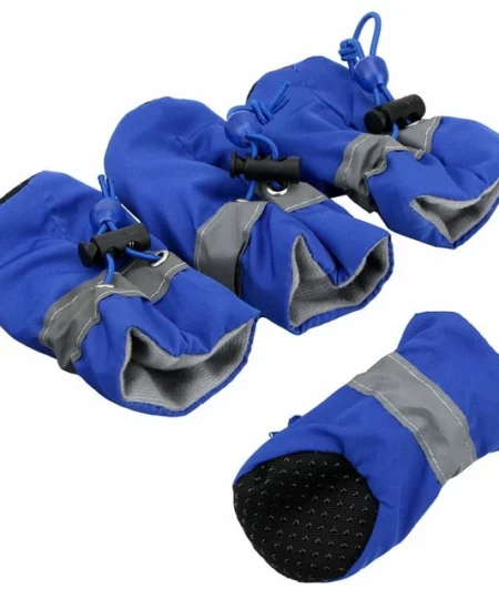 HILIFE Antiskid Puppy Shoes 4pcs Soft-soled Dog Shoes Waterproof Soft Pet Paw Care Pet Accessories Fashion