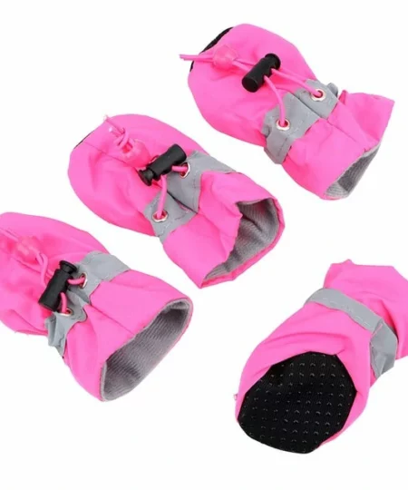 HILIFE Antiskid Puppy Shoes 4pcs Soft-soled Dog Shoes Waterproof Soft Pet Paw Care Pet Accessories Fashion