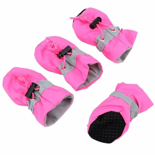 HILIFE-zapatos antideslizantes para cachorros, 4 Uds., zapatos de suela blanda para perros, impermeables, suaves, para el cuidado de las patas de mascotas, accesorios de moda