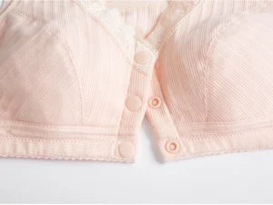 Pure Cotton Non-steel Ring Breathable Comfortable Large Size Bra
