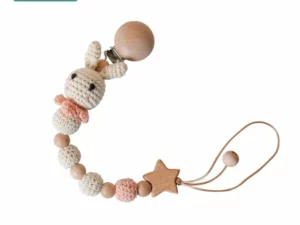 Bopoobo 1pc Baby Dummy Pacifier Chain Clip Cotton Cloth Plush Animal Toys Soother Nipples Holder Newborn Toy Feeding Accessories