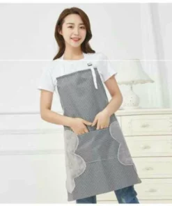 Oil-Proof Waterproof Wipeable Stripes Apron