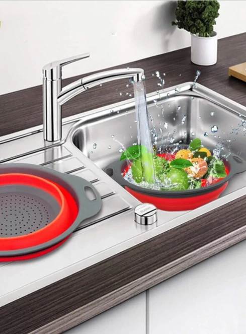 Two Tone Drain Basket 1pc