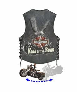 Harley Vest Wall Clock (Gifts for riders)