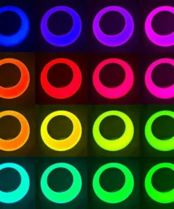 ওয়্যারলেস ব্লুটুথ স্পিকারের সাহায্যে TuneGlow™ স্মার্ট 2-ইন-1 রঙ পরিবর্তনকারী LED আলো