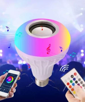 TuneGlow™ 智能二合一变色 LED 灯，带无线蓝牙扬声器