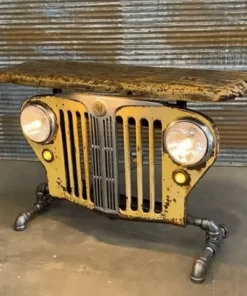 Steampunk Industrial / Automotive / Table Sofa Hallway / White / Table Model